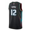 Män Detroit Pistons Tröja Tobias Harris Nike 2025-26 City Edition Svart Swingman